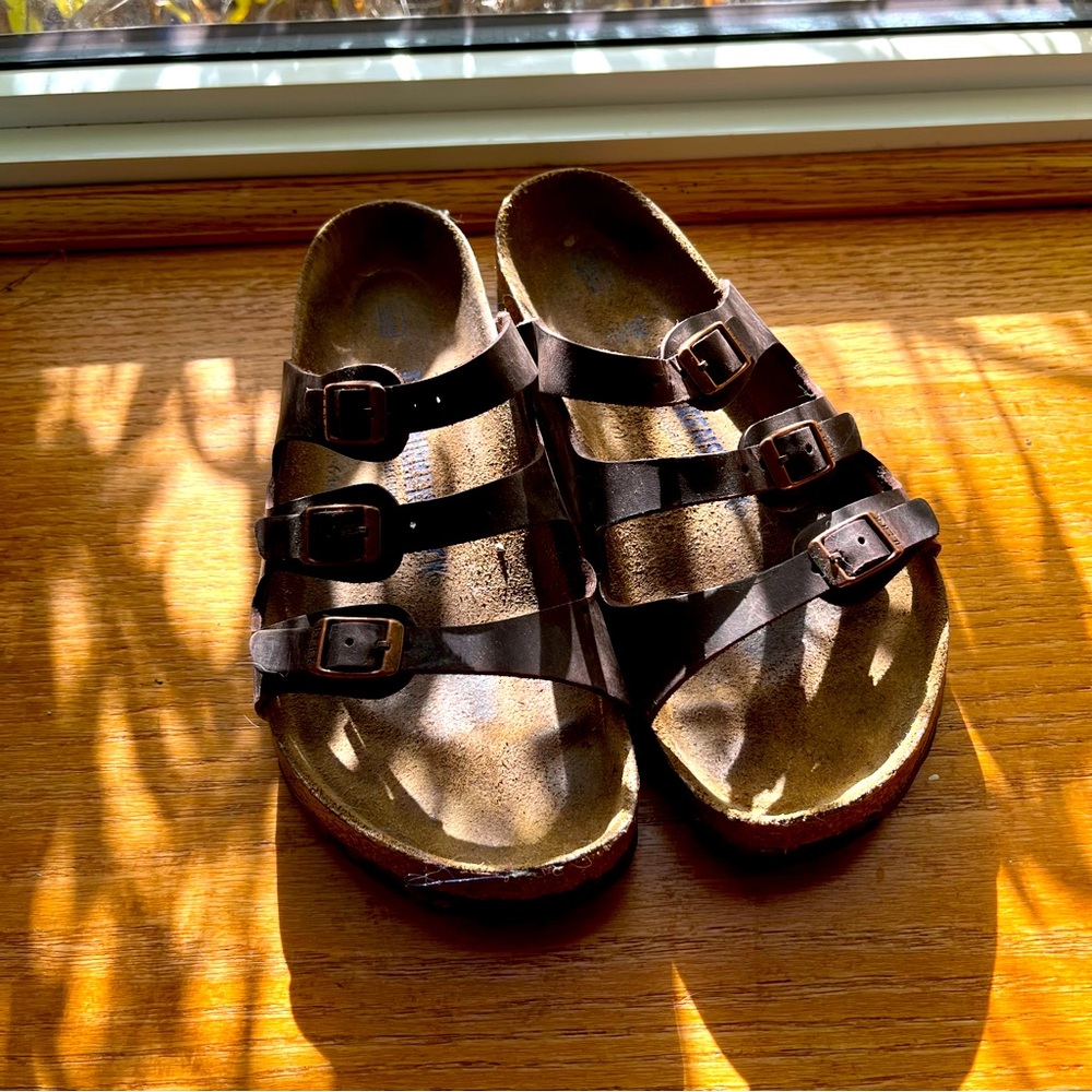 Birkenstock Florida in color Havana size 39